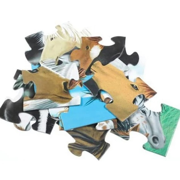 Melissa & Doug Horses Jumbo Jigsaw Floor Puzzle (48 pcs, 2 x 3 feet) Brand New - Picture 2 of 2